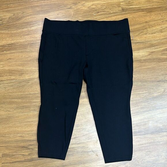 Pocket Pixie Skinny Studio Luxe Ponte High Rise Pant Sz 3S Pluss - Picture 2 of 9